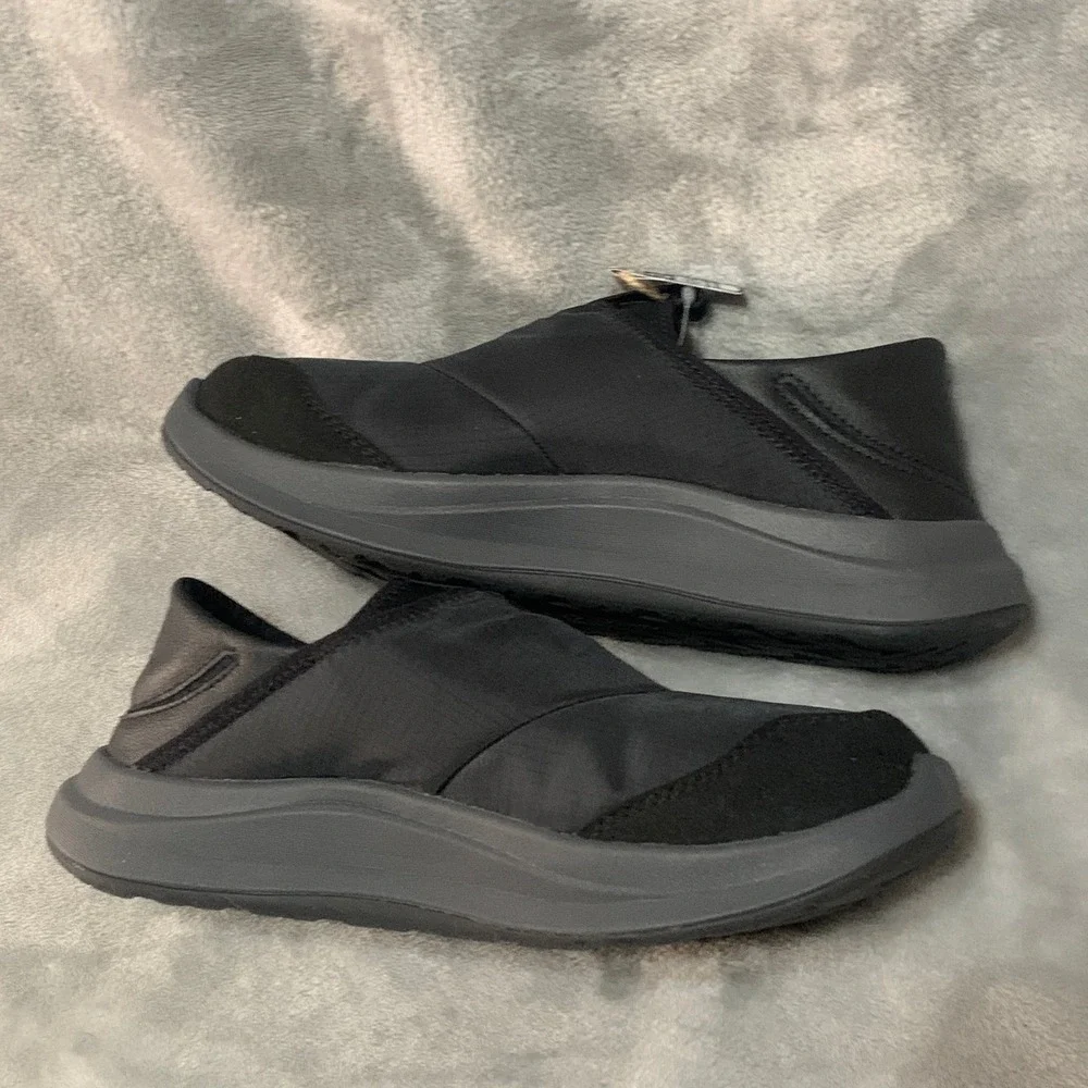 KEEN Mosey Derby Slip On Shoes Triple Black Recycled 1031156 Mens 7.5 Womens 9‎